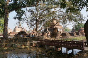 Some of the ruins in the old city where they led the Sukhothai kingdom.