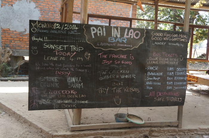 Pai and Don Det are "same, same but different" as the locals like to say!