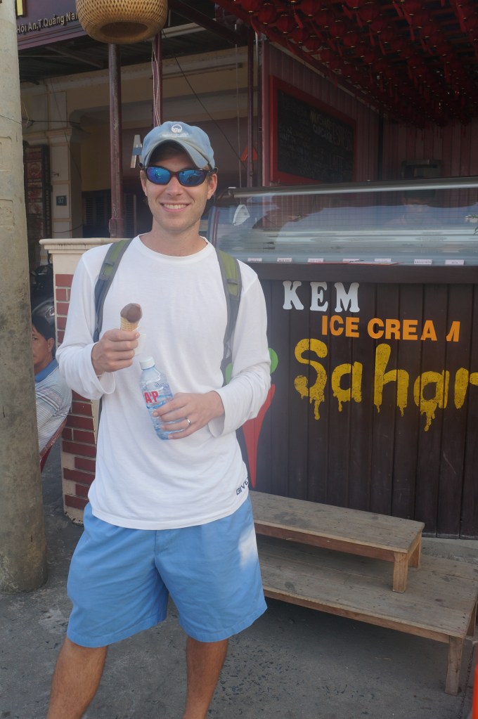 Brian enjoying a sweet treat!