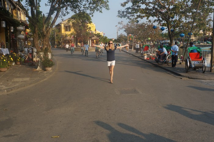 Alison quickly proclaimed Hoi An as "The Charleston of Vietnam"