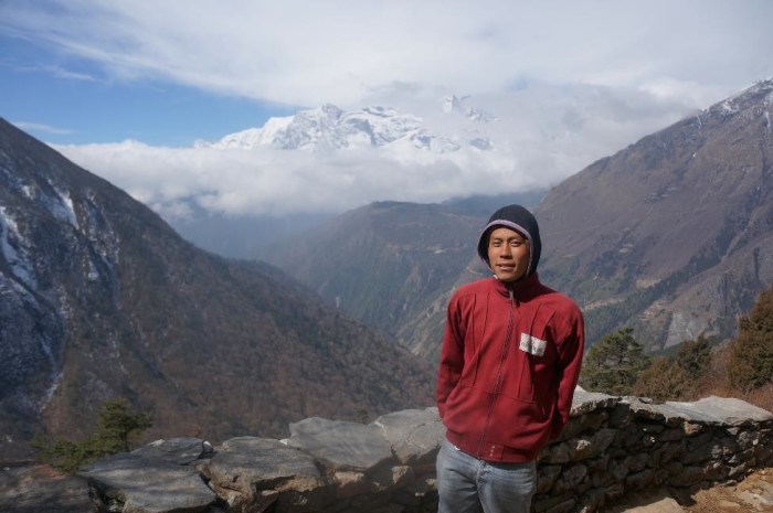 Our porter, Jonuk, was the man.