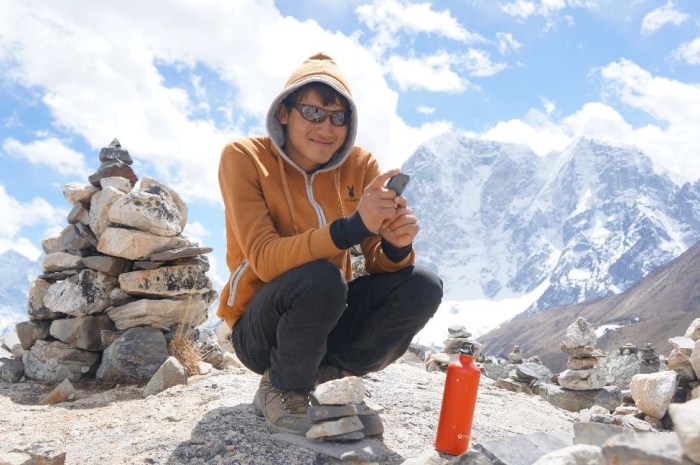 Our guide Mahesh - note the Playboy logo on his sweatshirt