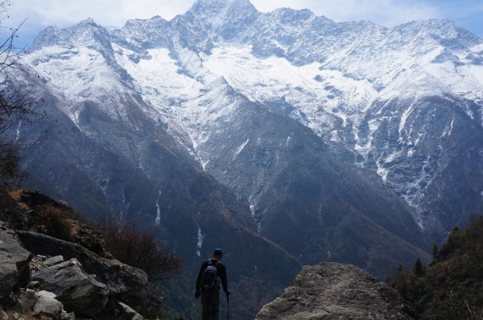 The views were breathtaking throughout the trek.