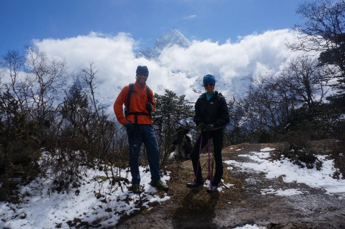 We bought a lot of our cold-weather gear in Thamel.