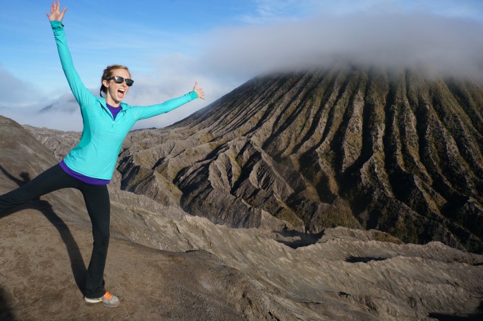 Enjoying our view from the top!