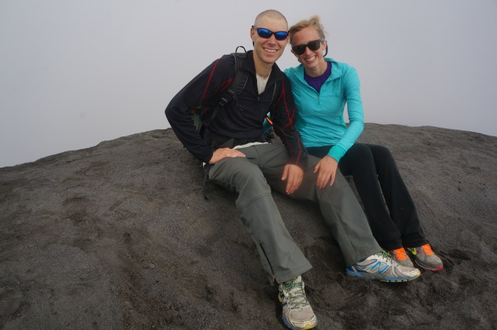 As you can see, the clouds and fog rolled in briefly.