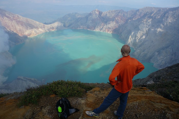 Brian taking in the picturesque view!