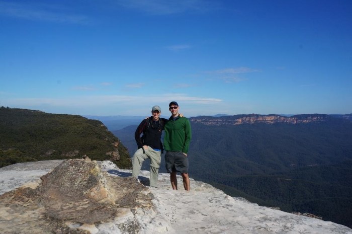 Spectacular views at the Blue Mountains