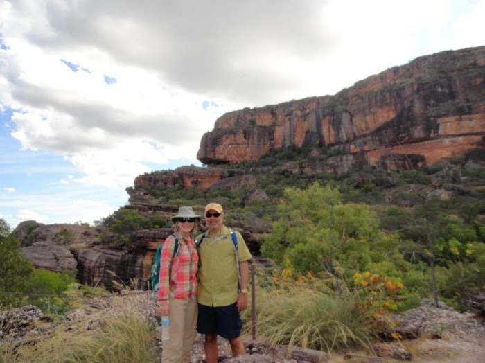 Interesting rock formations around Kakadu National Park during our hike.
