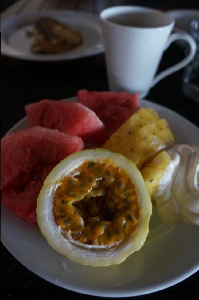 A plate full of mouthwatering fruit is my favorite way to start the day.