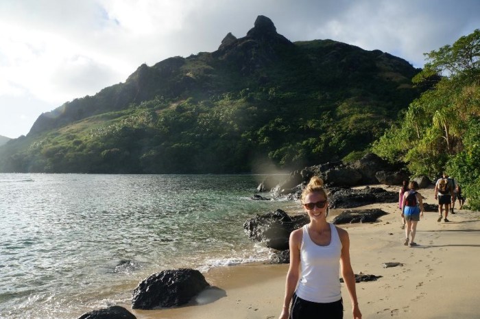 Beginning what we would soon find out to be an intense mountain peak hike.