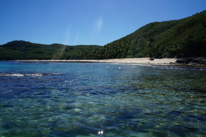 Water so clear you can see the bottom!