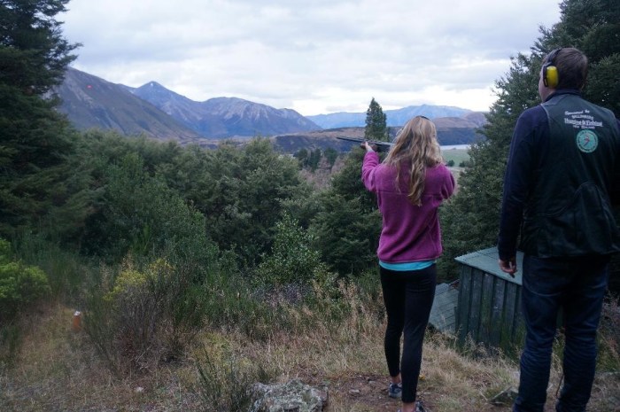 Never get on Alison's bad side, she has deadly aim