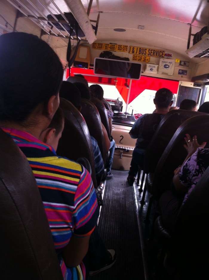 Everybody move to the back of the bus!