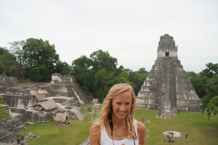 Temple I tower as viewed from Temple 2