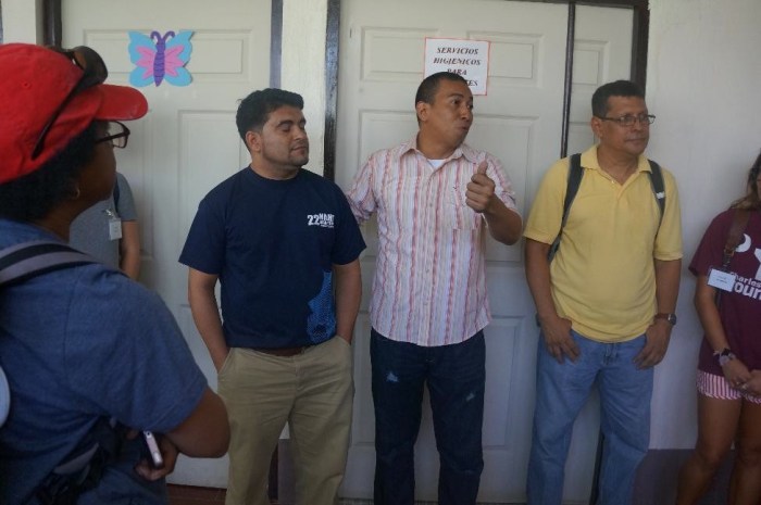 Dr. Chico and Oscar elaborated to the group on the current status of the clinic