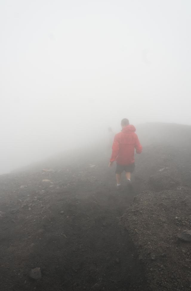 A glimpse at what we were dealing with toward the top