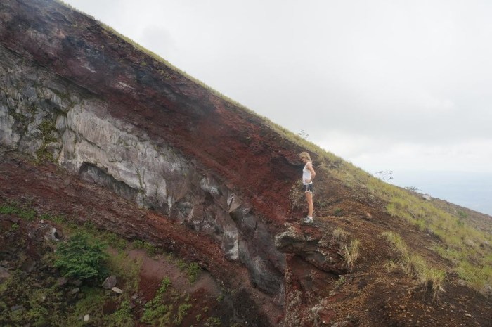 She made me nervous here