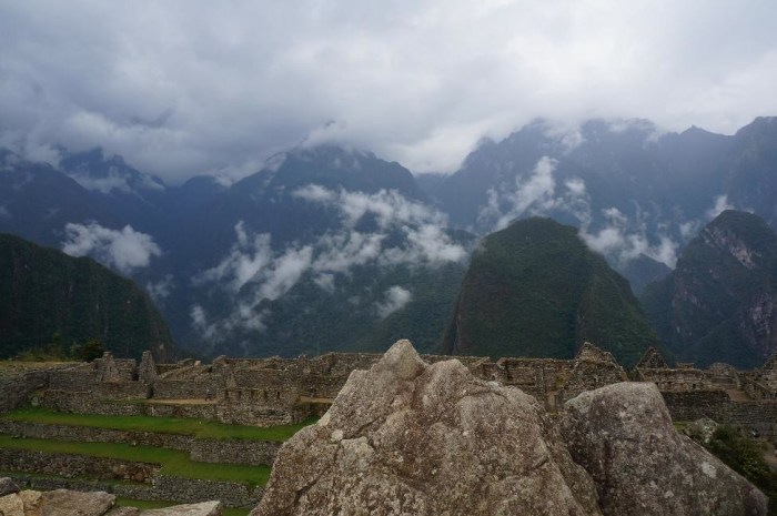 Another rock resembling  the surrounding mountain peaks. The Incas were certainly detail oriented.