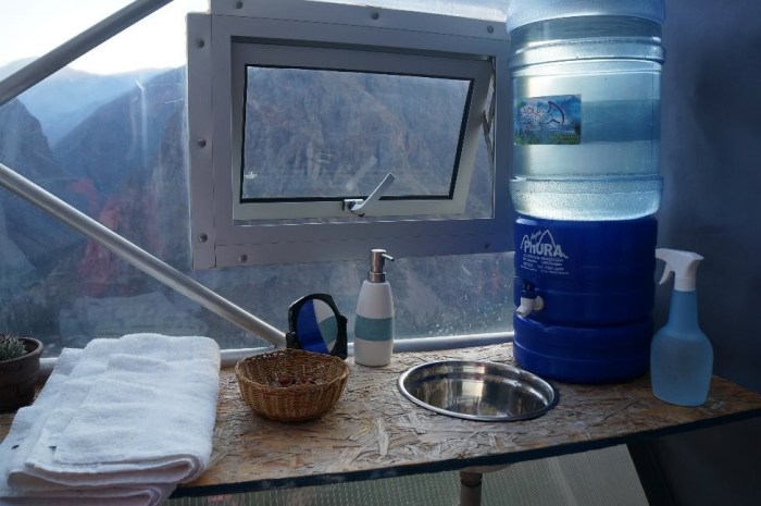 Our bathroom sink and potpourri