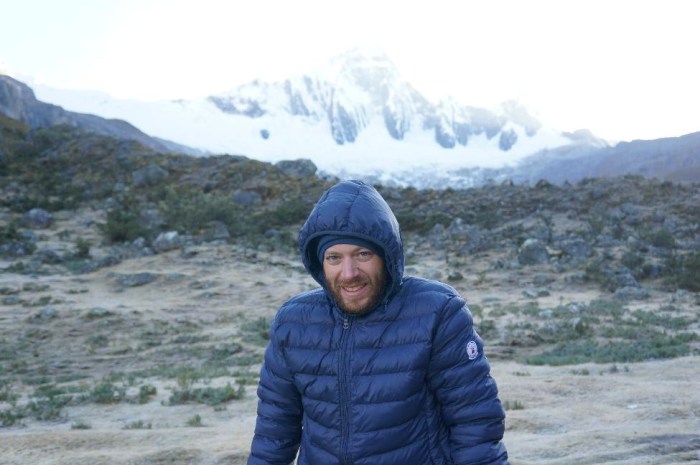 Good morning, sunshine! I don't think I've ever seen Brian so cold.