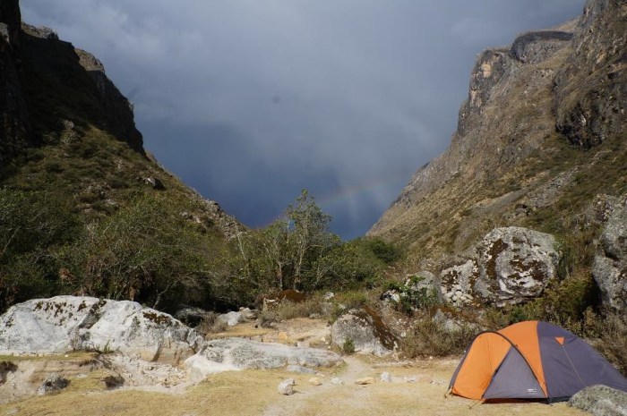 Our third day ended with a lucky rainbow.
