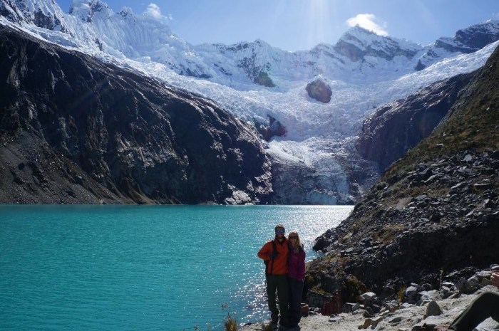 Have you ever seen lake water that color?!