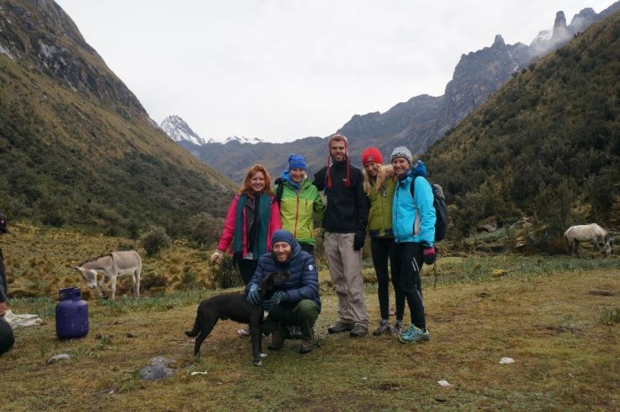 A group picture before we set off on the second day!