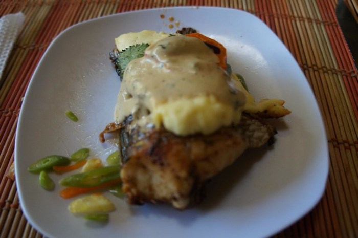 The staff did a great job preparing Brian's tiger fish!