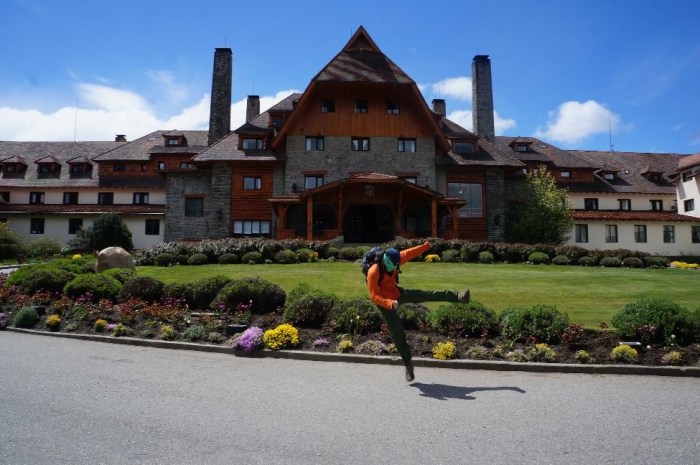 This is what happens when you let a backpacker near a five star resort...