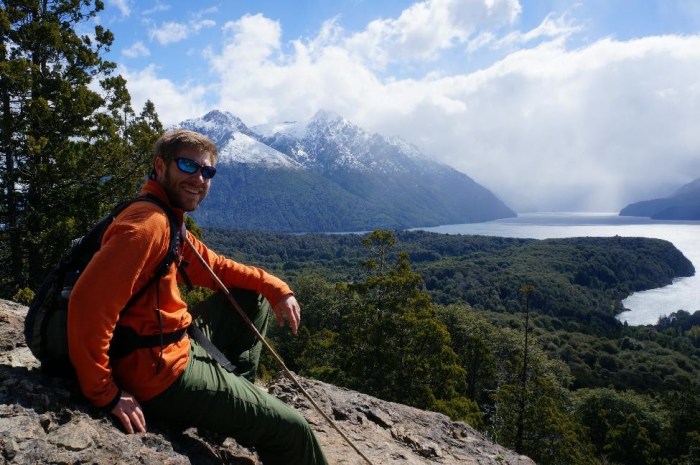 Only real mountain men use walking sticks!