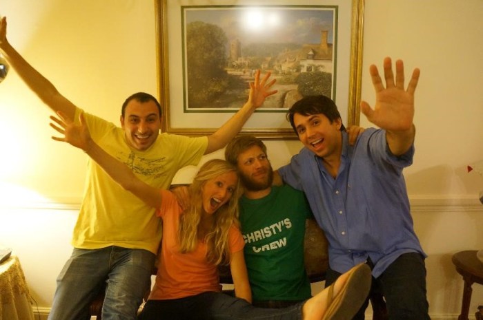 And we're the four best friends that anyone can have...