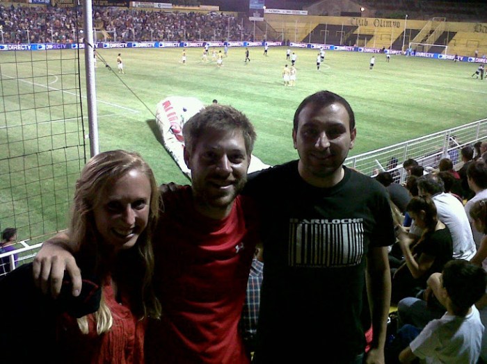 Futbol match in Bahia Blanca