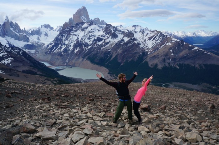 Nothing in Mendoza made us say "Wow!" This hike in El Chalten did.