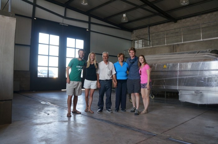 With Gabriel and his wife Monica at Mairena